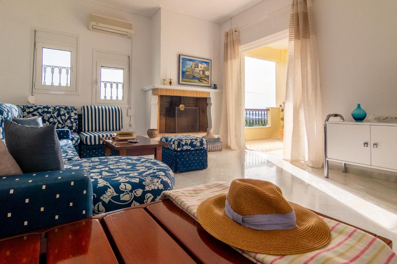 Вілла House With Amazing Ocean View And Patio - Pool Порто-Хелі Екстер'єр фото