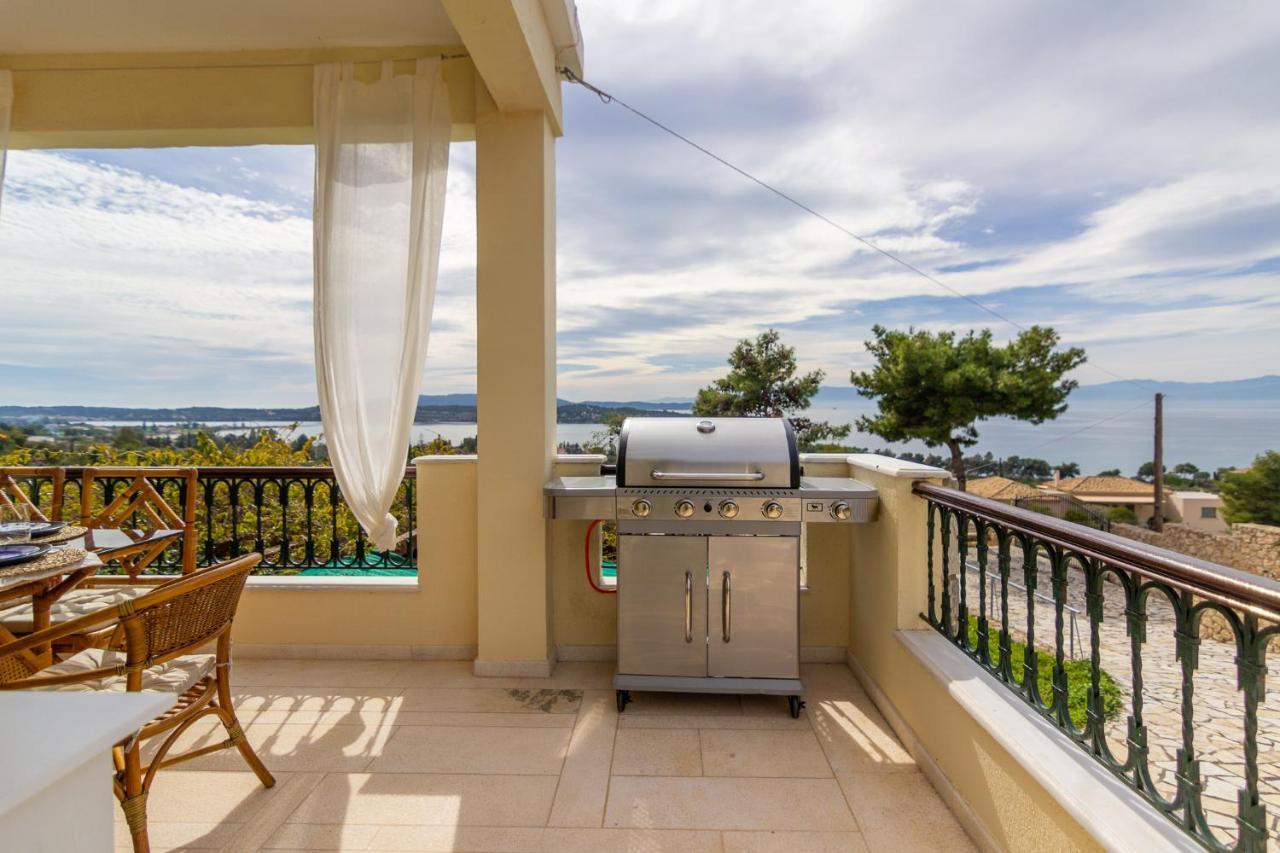 Вілла House With Amazing Ocean View And Patio - Pool Порто-Хелі Екстер'єр фото