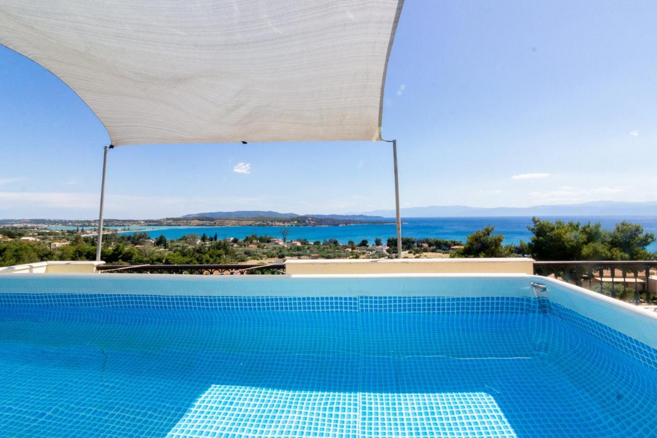 Вілла House With Amazing Ocean View And Patio - Pool Порто-Хелі Екстер'єр фото